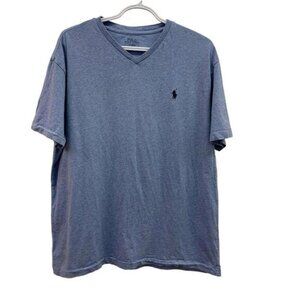 Polo Ralph Lauren Mens Blue Short Sleeve V Neck T Shirt  Classic Fit Siz​​